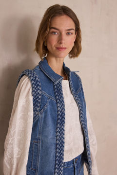 Picture of SLEEVELESS COTTON CARDIGAN PRISKA